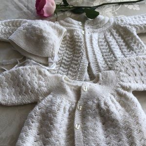 2/30$ Newborn to 3 month sweater set